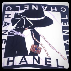 Chanel silk scarf